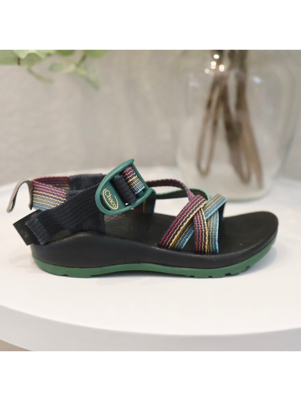 Chaco Z/1 Classic Sandal Kids 10 Multi Rainbow Festival Excellent Condition